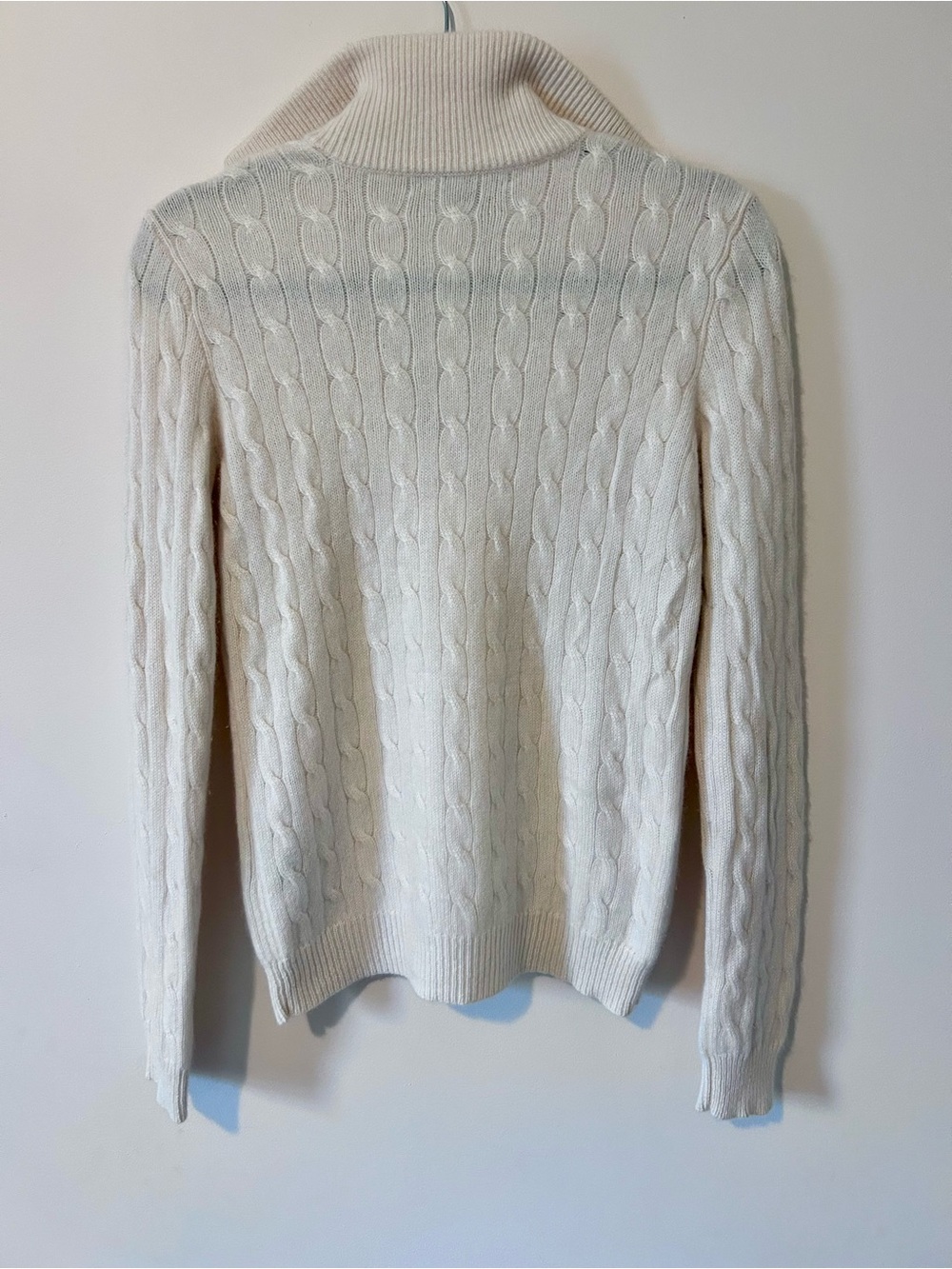 Ralph Lauren Black Label 100% Cashmere Cable Sweater L - Picture 6 of 9